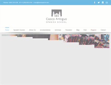 Tablet Screenshot of cascospanish.com